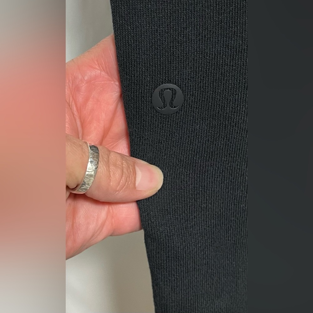 Lululemon Black Scuba High-Rise Joggers Cotton Activewear Gym Yoga Lounge Casual - Picture 10 of 13